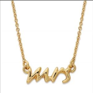 Kate spade Mrs necklace